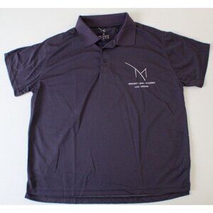 M Resort Casino Nevada Men's Polo Size M - Slight Bunching SEE PHOTOS